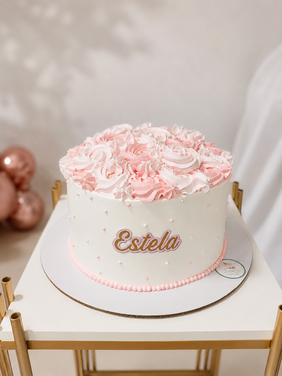 Pastel floral elegante
